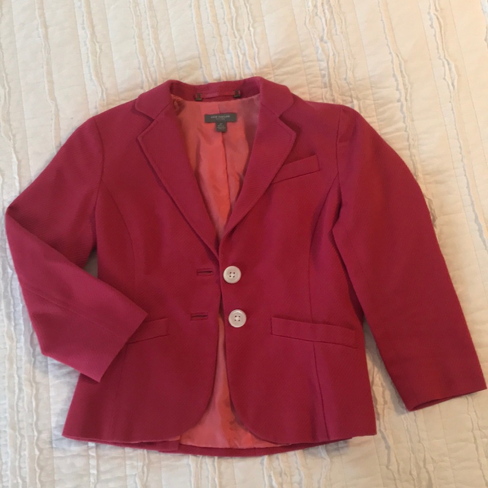 Pink Blazer from Ann Taylor